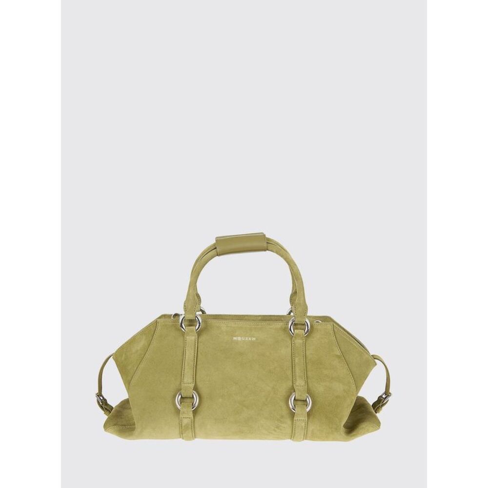 Mcqueen Women Suede Farringdon Bag Mcqueen